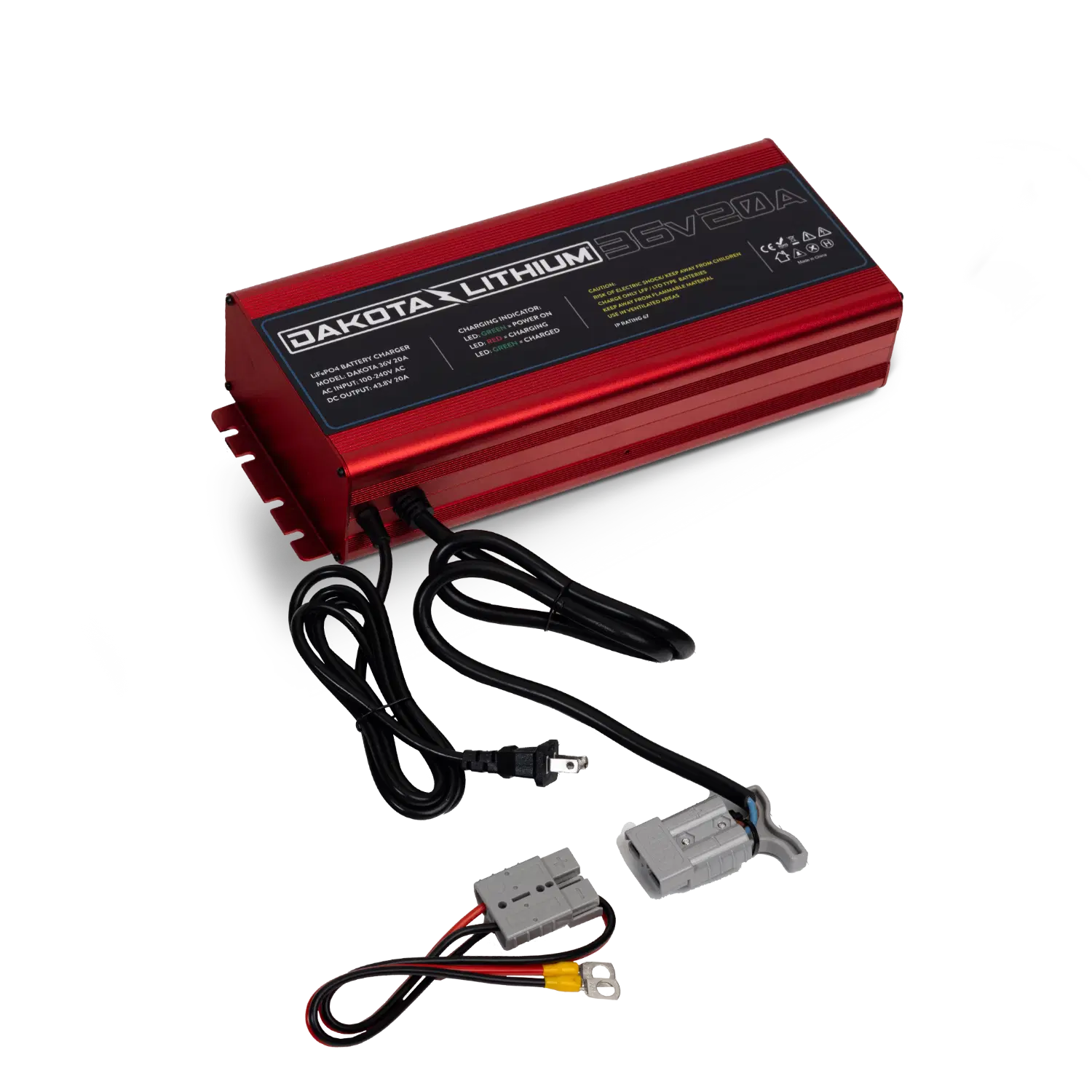 Dakota Lithium 36V 20A Fast LiFePO4 / LFP Battery Charger – IP67 Waterproof - Image 2