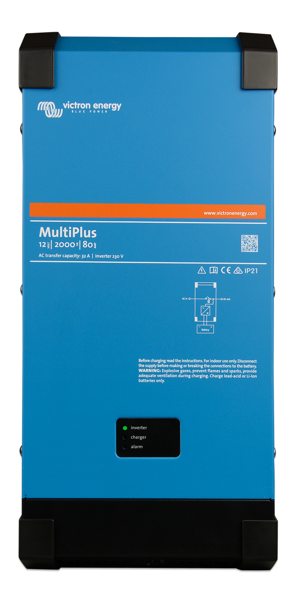 Victron MultiPlus 12/2000/80-50 | 2000VA 12V Pure Sine Wave Inverter Charger