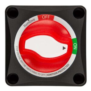 Victron Energy Battery Isolator Switch Red Black On/Off 275A Surface/Panel Mount