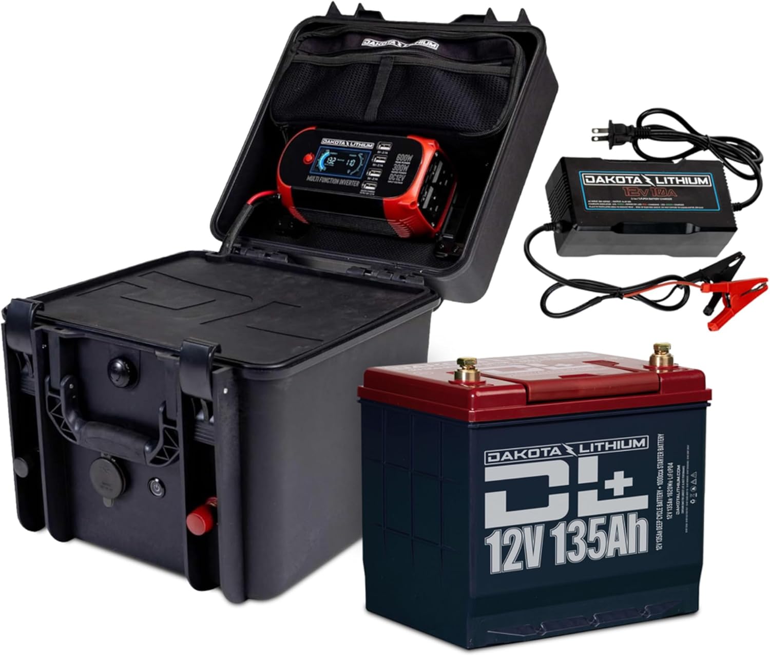 Dakota Lithium Powerbox+ PB135 Waterproof Power Station, Jump Start 1000CCA